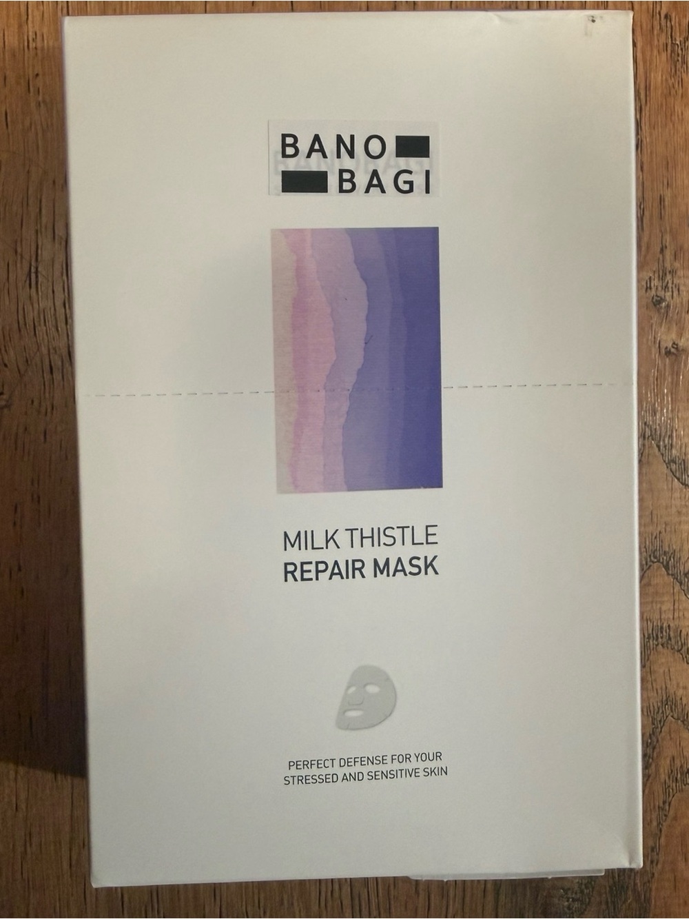 BANO BAGI Milk Thistle Repair Sheet Face Mask Hydrating Soothing Sensitive Skin